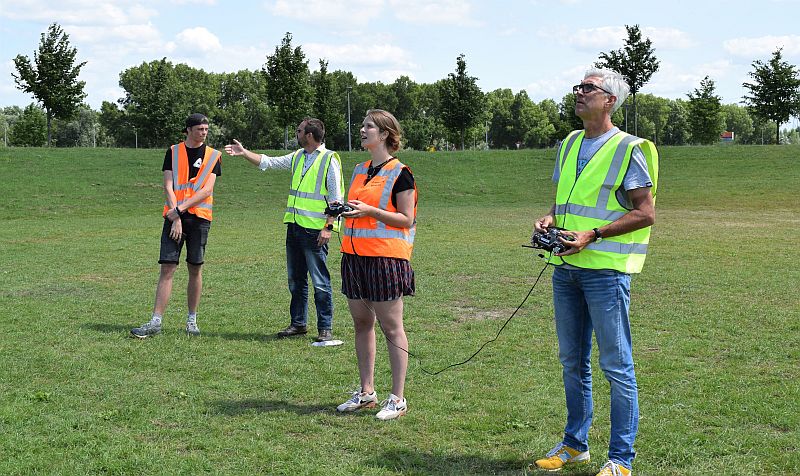 Geconcentreerd oefenen met drones